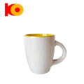 Großhandel hohe Qualität 11oz Simple Office Sublimation Keramic Cup mit Löffel